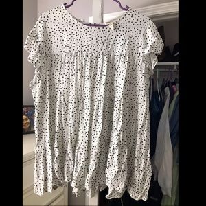 Polka dot blouse